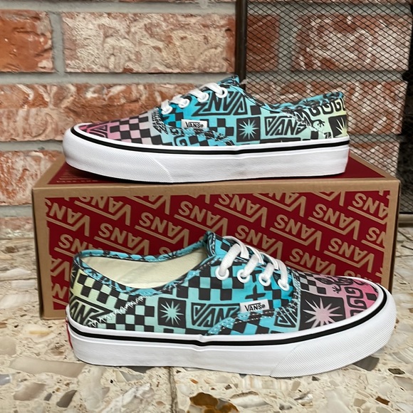 Vans Classic Authentic Sf tribal checkered multiple colors true white - Picture 2 of 10